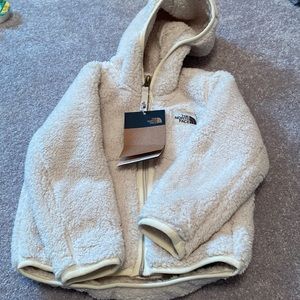 North face hooded Sherpa jacket